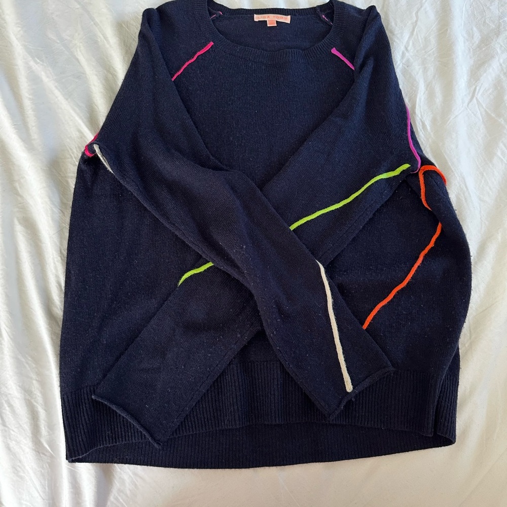 Lisa Todd navy with neon accent colors